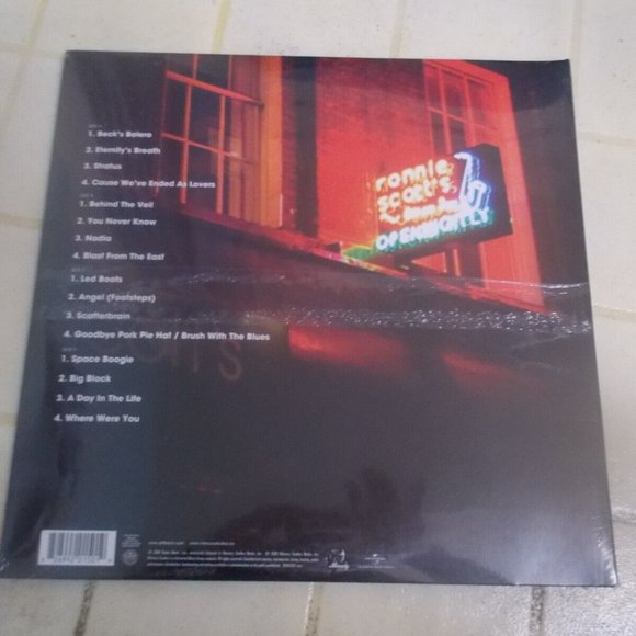 Jeff Beck Live At Ronnie Scott's 2-LP ~ Ltd Ed Colored Vinyl ~ New/Sealed! - Picture 3 of 3